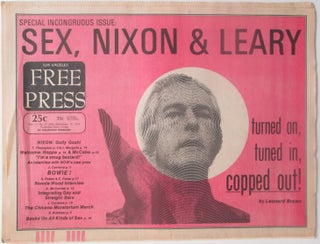 Item #014467 Los Angeles Free Press September 13, 1974. Charles Bukowski