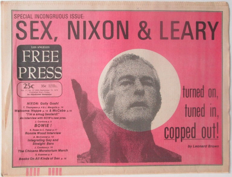 Item #014467 Los Angeles Free Press September 13, 1974. Charles Bukowski.