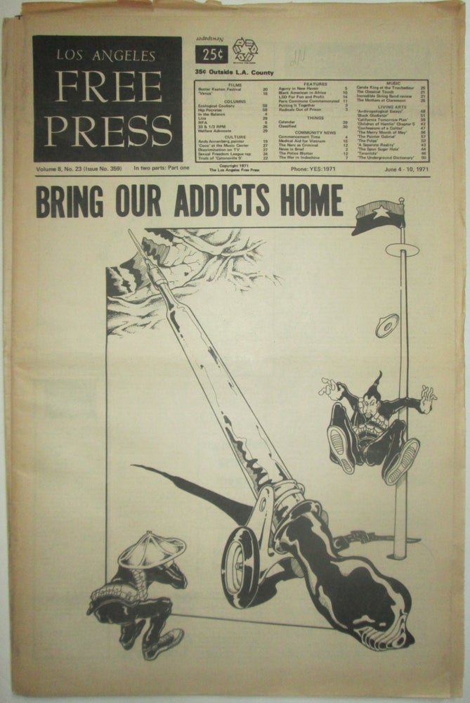 Item #014531 Los Angeles Free Press June 4-10, 1971. In Two Parts, Complete. authors.