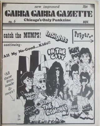 Gabba Gabba Gazette #5. November 1977. Mary Alice Ramel.