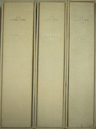 Item #014999 Contes et Nouvelles. Three Volumes. Jean De la Fontaine