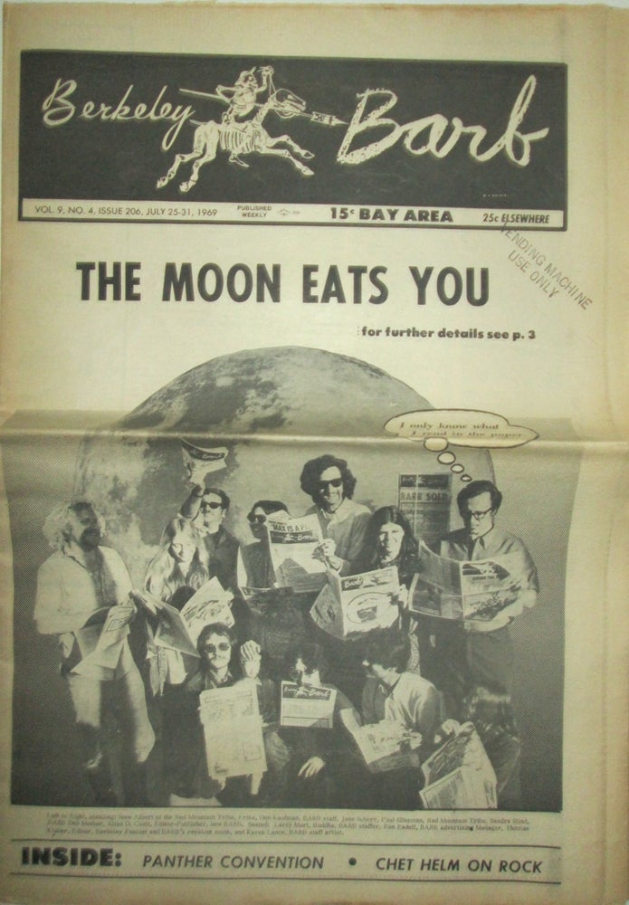 Item #015091 The Berkeley Barb. July 25-31, 1969. authors.