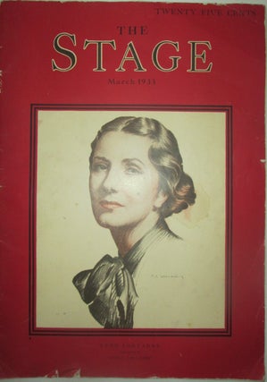 Item #015125 The Stage. March 1933. Authors