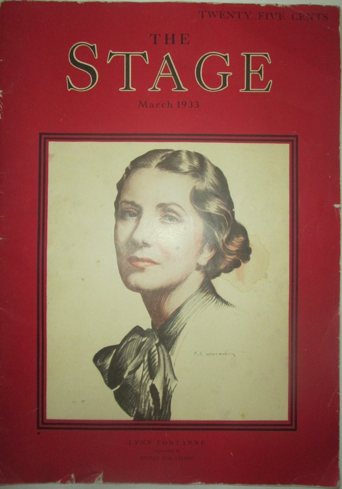 Item #015125 The Stage. March 1933. Authors.