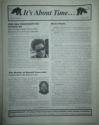 Item #015201 It's About Time... Summer 2001. Volume 5 Number 3. Mumia Abu-Jamal