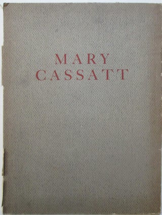 Item #015233 Mary Cassatt. Margaret Breuning