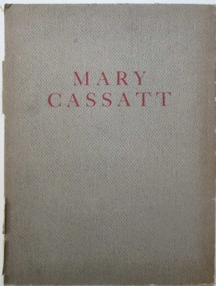 Item #015233 Mary Cassatt. Margaret Breuning.