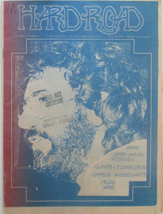 Item #015242 Hard Road. Volume 1, Number 1. July 20, 1970. Toby Byron, Michael Goldberg