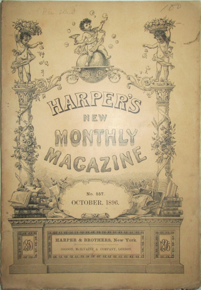 Item #015522 Harper's New Monthly Magazine. October 1896. George Du Maurier, Frederic Remington, R. R. Bowker, Martha McCulloch-Williams.