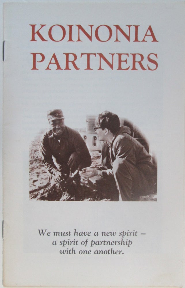 Item #015594 Koinonia Partners Promotional Booklet. Given.