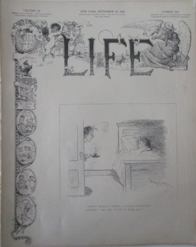 Item #015639 Life. September 10, 1908. Authors.