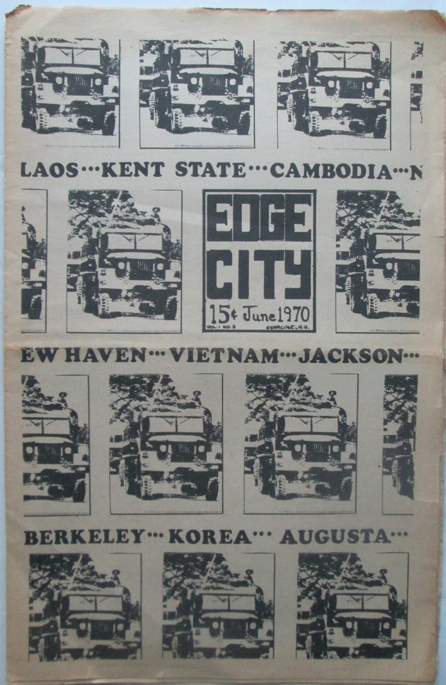 Item #015688 Edge City No. 3. June, 1970. Authors.