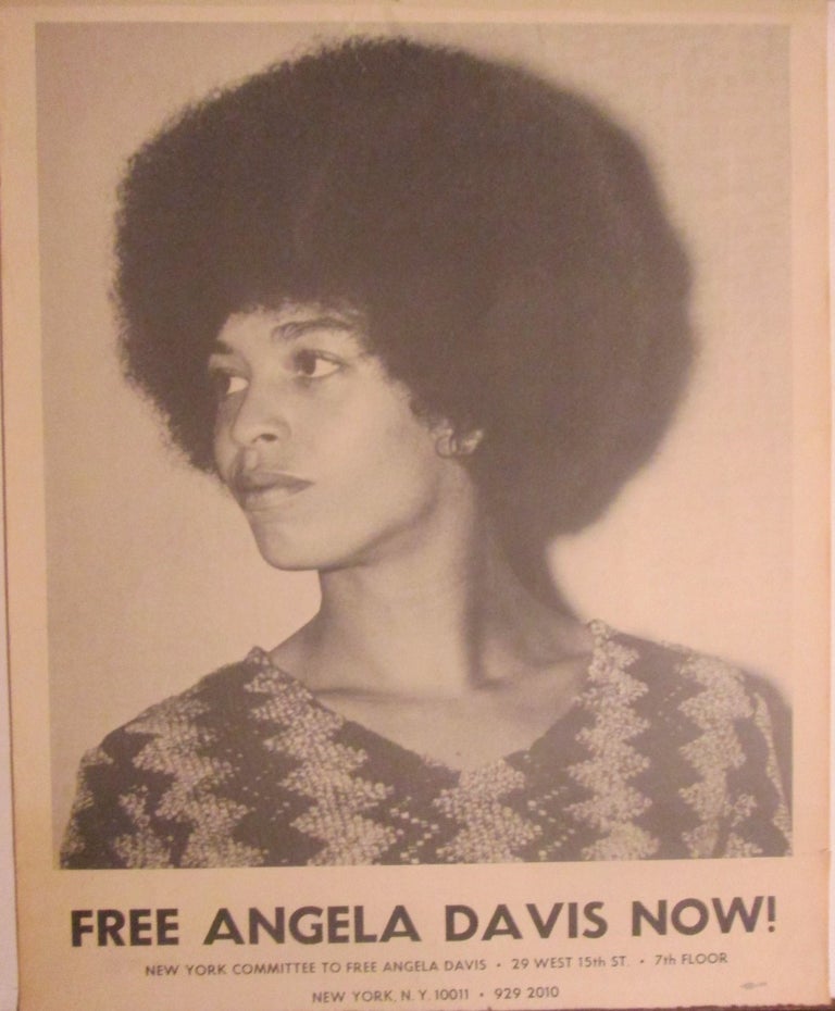 Item #015734 Free Angela Davis Now! Given.