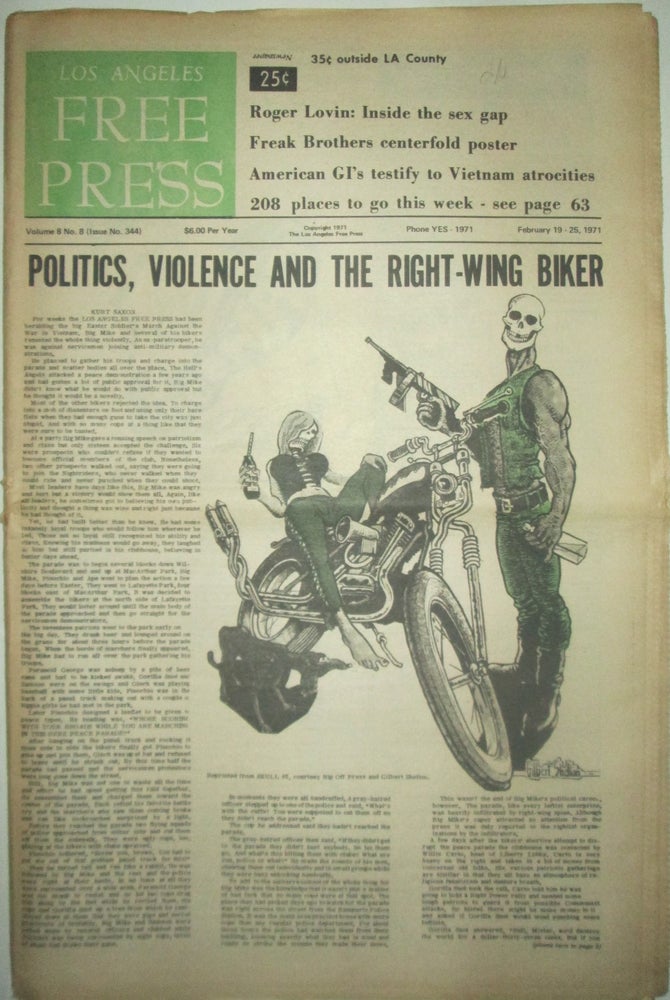 Item #015761 Los Angeles Free Press. February 19-25, 1971. authors.