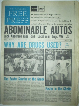 Item #015807 Los Angeles Free Press. April 7-13, 1972. In two parts, Complete. Charles Bukowski