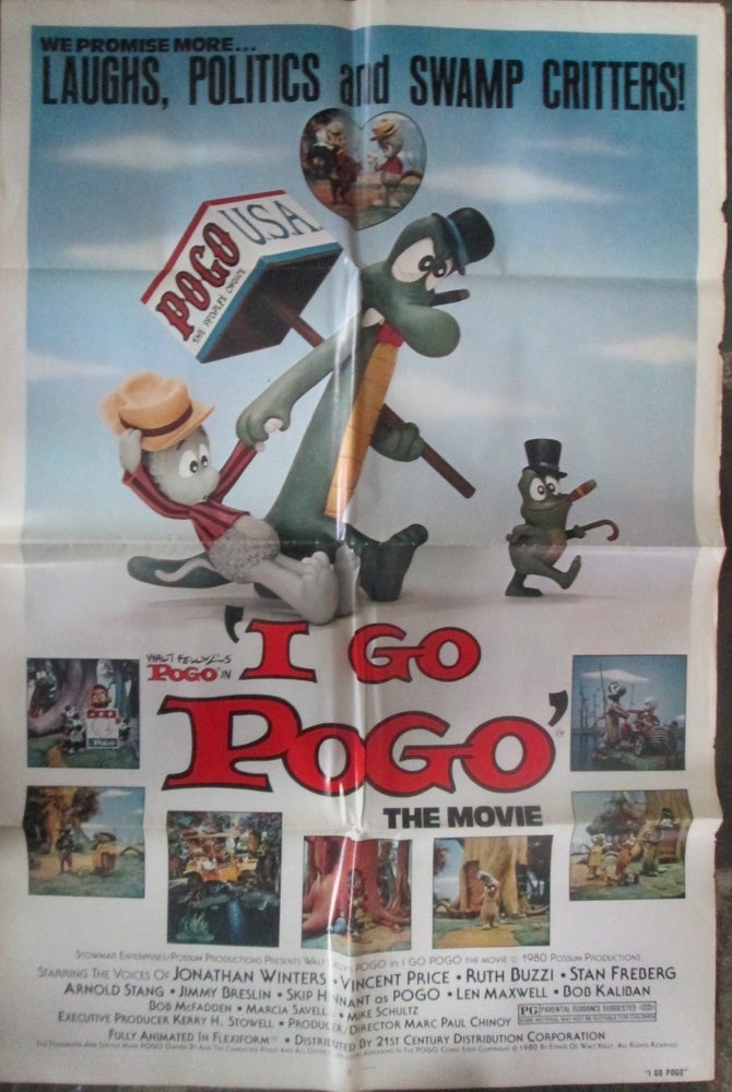 Item #015836 I Go Pogo The Movie Promotional Poster. given.