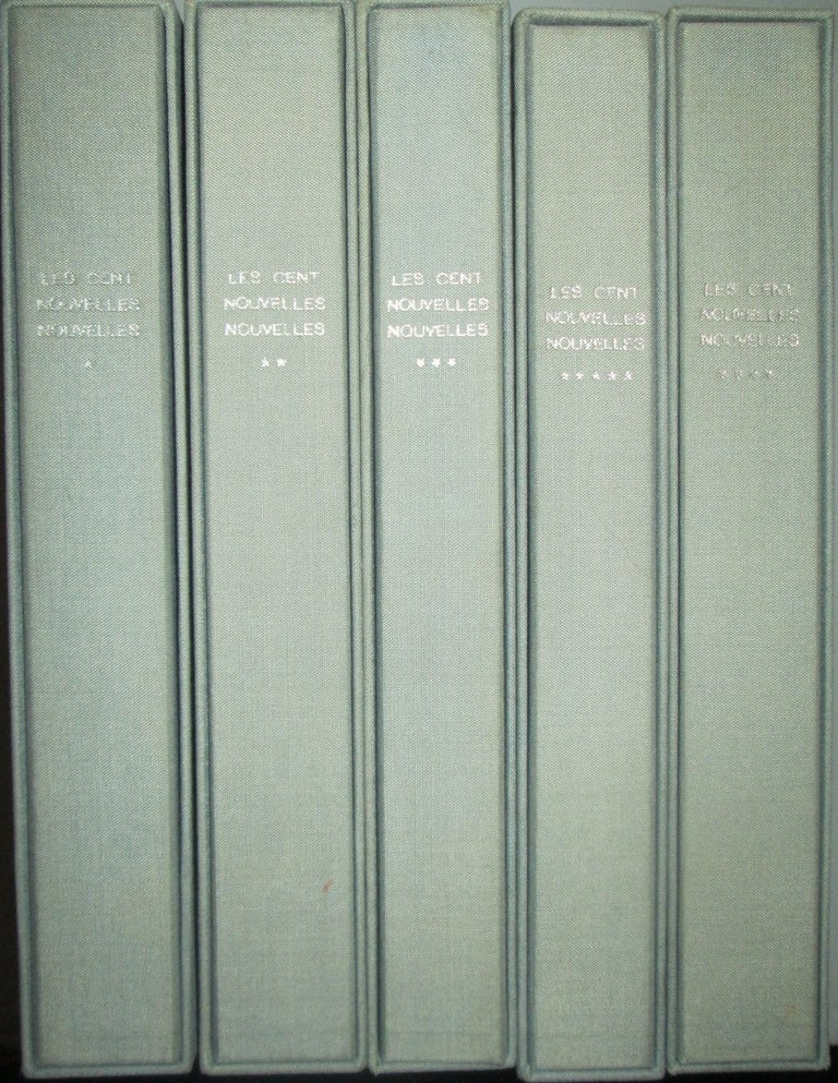 Item #015863 Les Cent Nouvelles Nouvelles. Five Volumes. authors.
