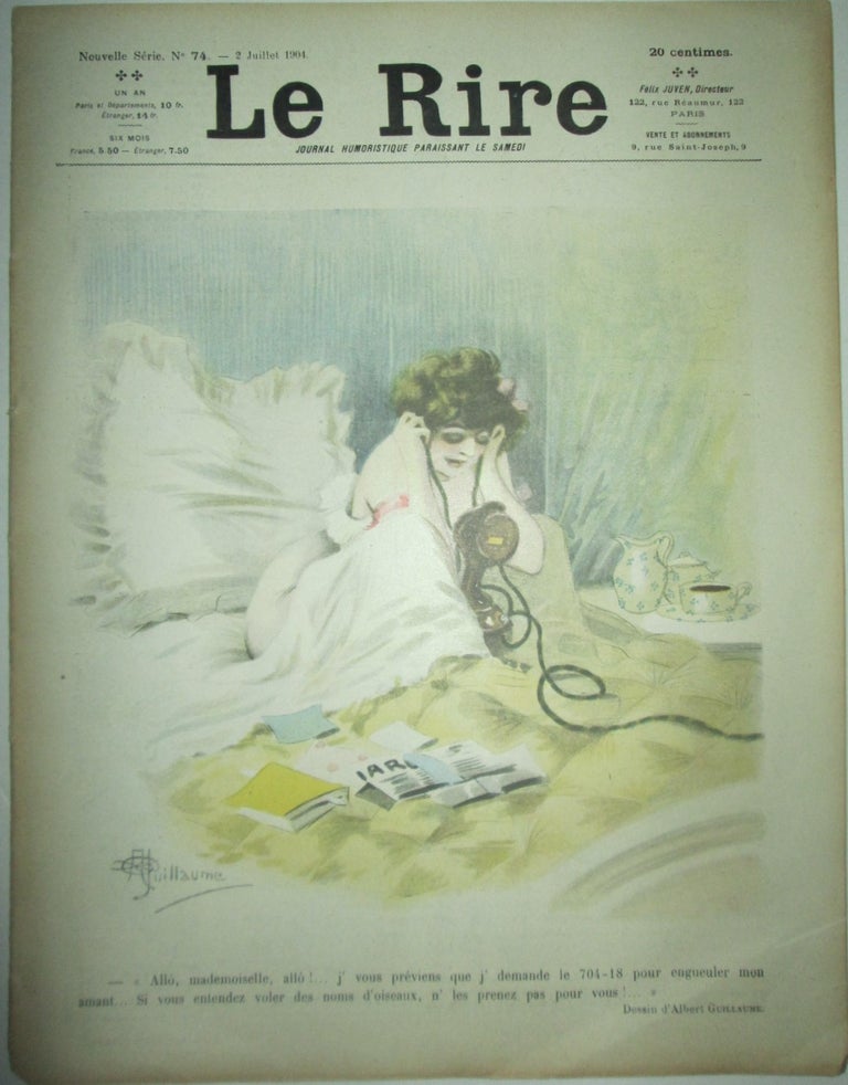 Item #015876 Le Rire. Nouvelle Serie No. 74. Juillet 1904. artists.