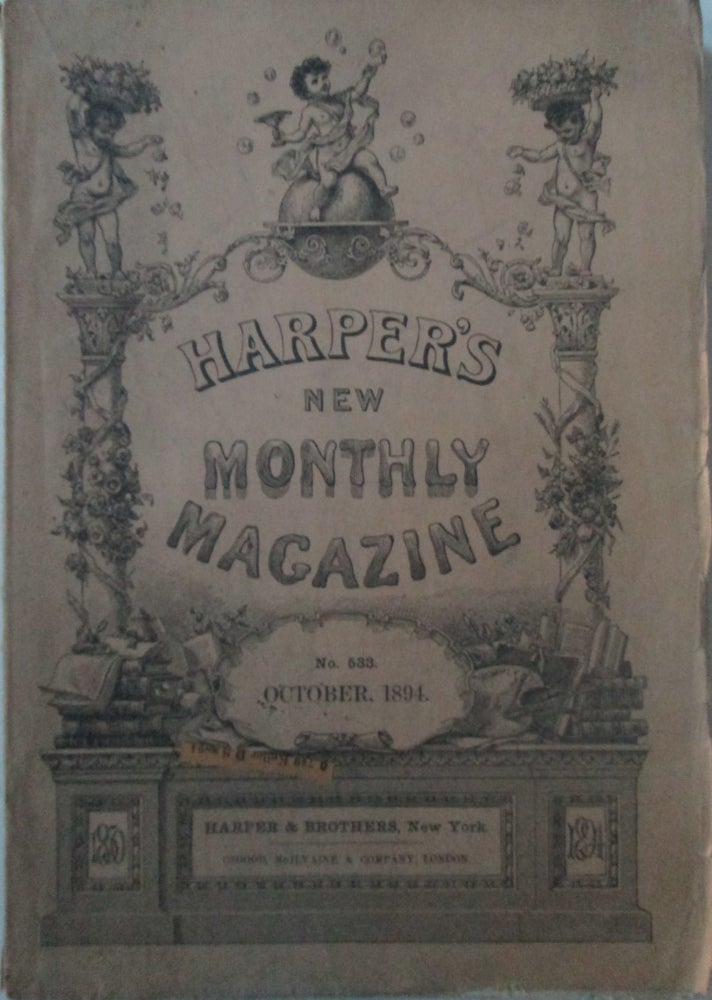 Item #016004 Harper's New Monthly Magazine. October, 1894. Owen Wister.