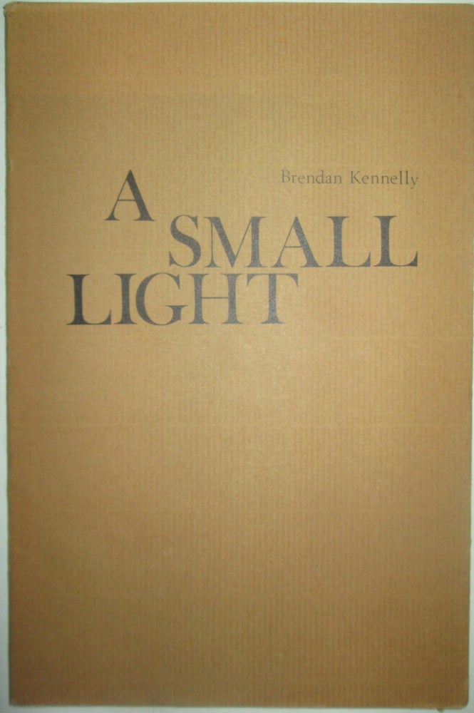 Item #016032 A Small Light. Brendan Kennelly.