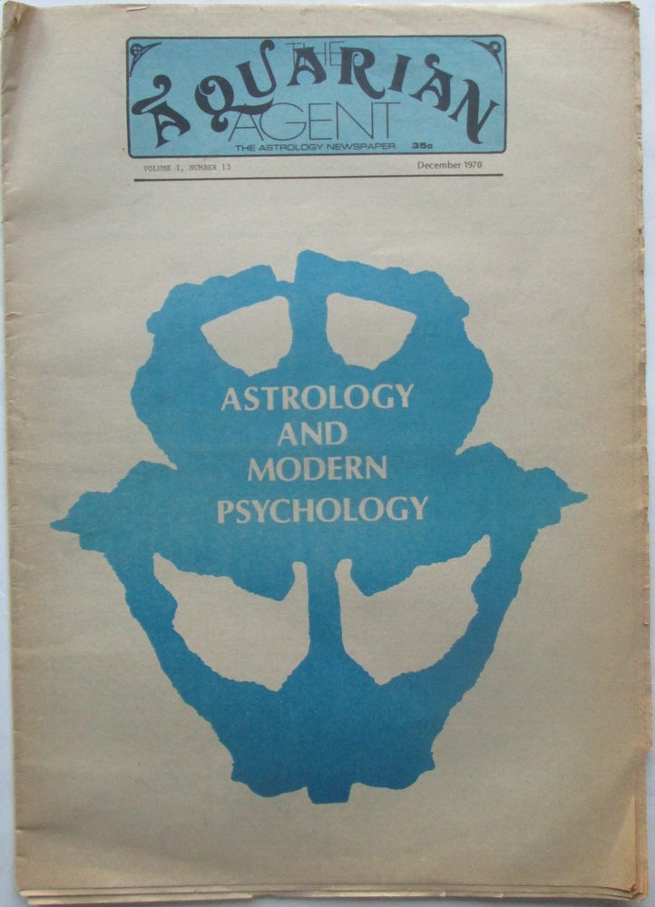 Item #016184 The Aquarian Agent. December, 1970. Volume 1, Number 13. Henry Weingarten, Isaac Asimov.