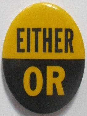 Item #016241 Either Or. given
