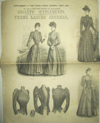 Item #016257 Supplement to the "Young Ladies' Journal," Sept., 1890. No. 126 of the New Series of...