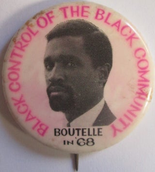 Item #016413 Black control of the Black Community. Boutelle in '68. given