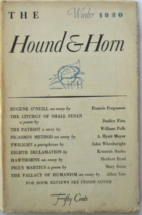 Item #016443 The Hound and Horn. Winter 1930. January-March 1930. Vol. 3 No. 2. Pablo authors....