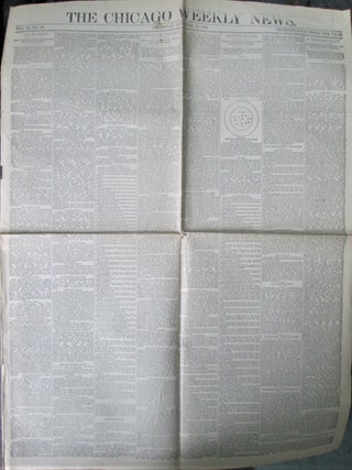 Item #016514 The Chicago Weekly News. October 27, 1881. Authors
