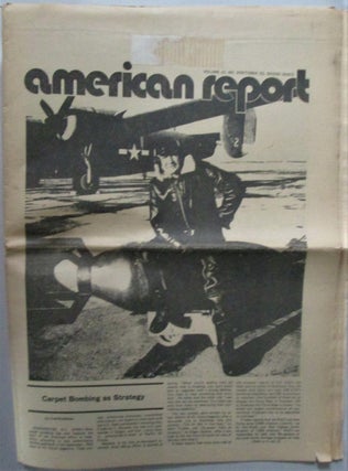 Item #016564 American Report. October 23, 1972. Volume III, No. 2. authors