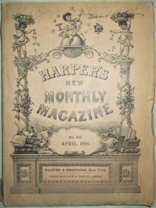 Item #016592 Harper's New Monthly Magazine. April, 1896. Theodore Roosevelt, Mark Twain