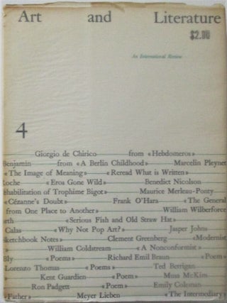 Item #016649 Art and Literature. An International Quarterly. Number 4. Spring, 1965. Ted...