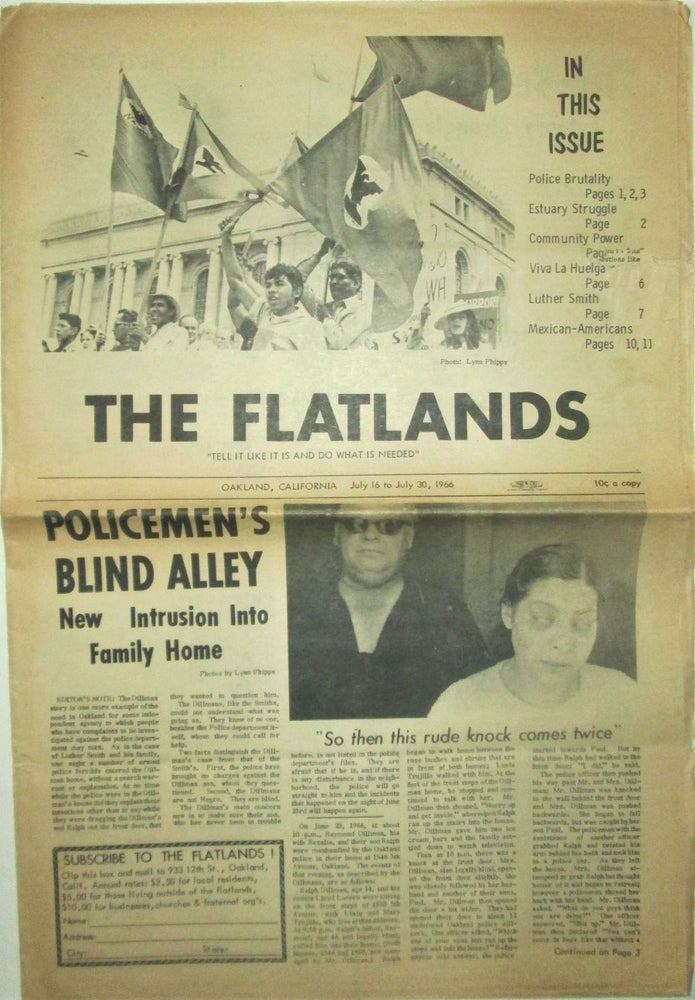 Item #016653 The Flatlands. July 16-30, 1966 (Vol. 1 No. 10). authors.