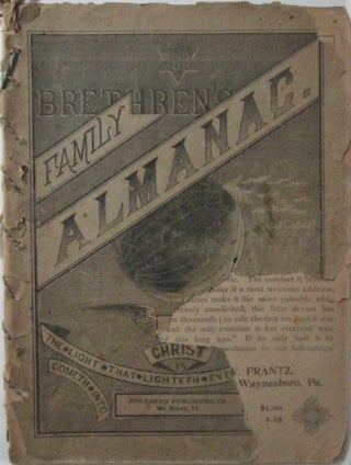 Item #016654 The Brethren's Family Almanac Year 1896. given