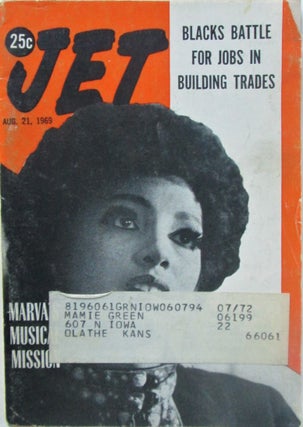 Item #016723 Jet (Magazine). August 21, 1969. authors