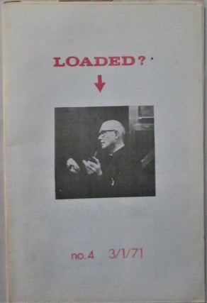 Item #016750 Loaded? No. 4 3/1/71. Authors