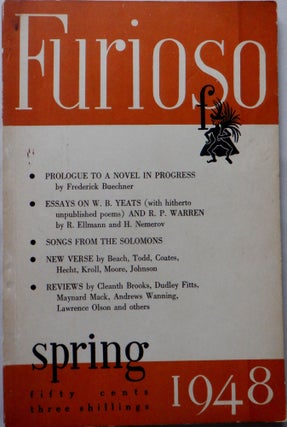 Item #017022 Furioso-A Magazine of Verse. Vol. III No. 3. Spring 1948. Anthony Hecht, Carrol...