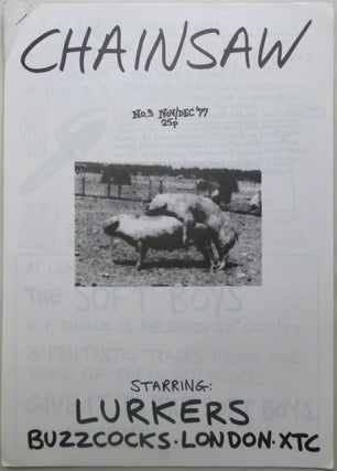 Item #017044 Chainsaw Fanzine. No. 3. Nov-Dec. 1977. Charlie Chainsaw