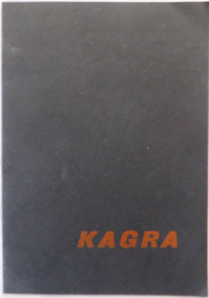 Item #017104 Kagra 26 Ottobre-9 Novembre 1963. Kagra, artist.