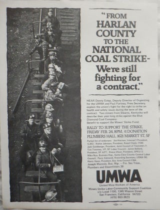 Item #017321 United Mine Workers of America Strike Leaflet/flier