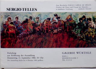 Item #017423 Sergio Telles. 1980 Exhibition Catalog. Sergio Telles, artist