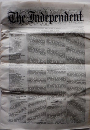 Item #017425 The Independent. May 21, 1874. Henry James, Miller, Joaquin