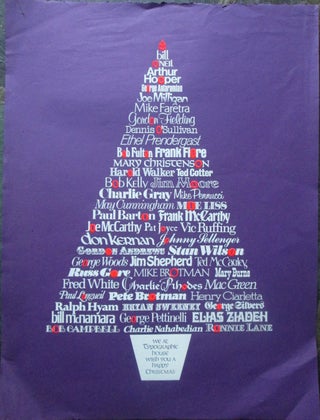 Item #017489 We At Typographic House Wish You a Happy Christmas Poster