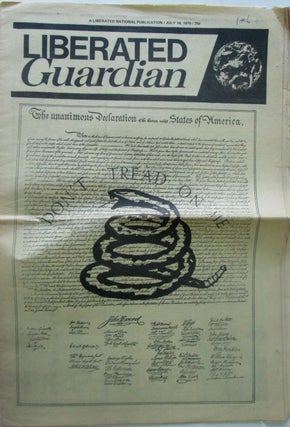 Item #017499 Liberated Guardian. July 14, 1970. authors
