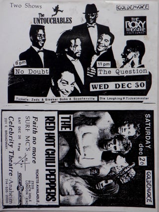 Item #017509 No Doubt, The Untouchables, The Question/The Red Hot Chili Peppers, Faith No More,...