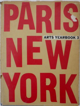 Item #017707 Paris/New York. Arts Yearbook 3. given