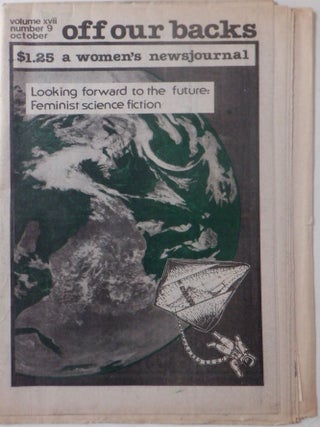 Item #017798 Off Our Backs. October 1987. Women's Studies Feminism, Authors