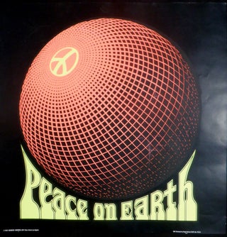 Peace on Earth Blacklight Poster. 