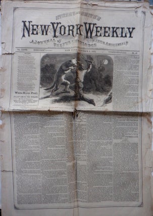 Item #018039 Street and Smith's New York Weekly. A Journal of Useful Knowledge Romance Amusement....